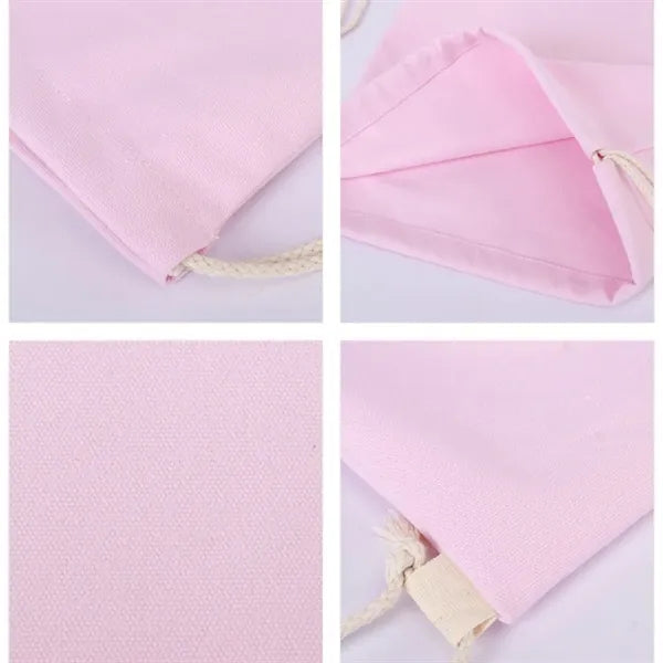 Environmentally Friendly Canvas Simple Drawstring Backpack