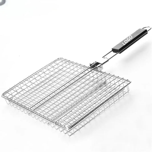 Portable Stainless Steel Barbecue Basket