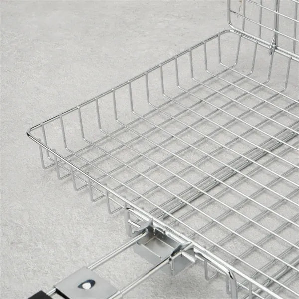 Portable Stainless Steel Barbecue Basket
