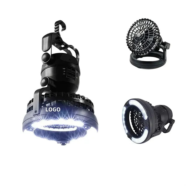 Portable Led Camping Lantern With Ceiling Fan