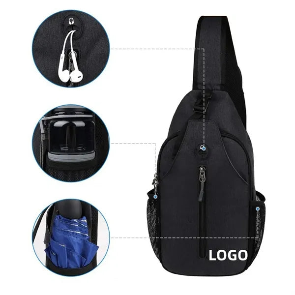 Crossbody Sling Backpack Travel Hiking