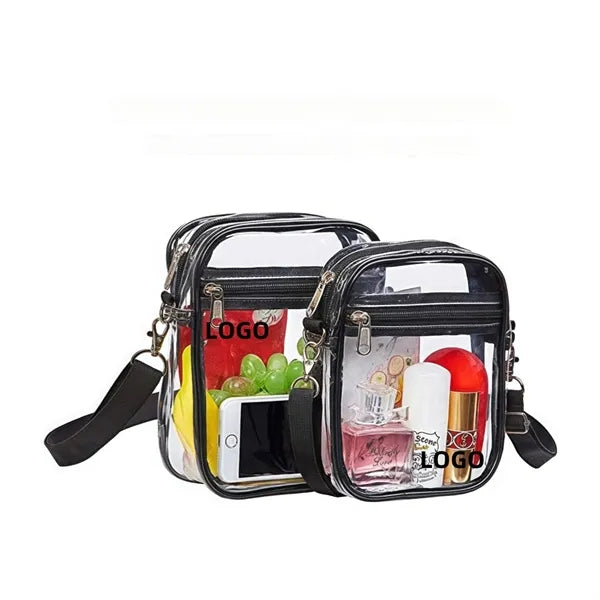 Stadium Approved For Men And Women Clear Crossbody Bag