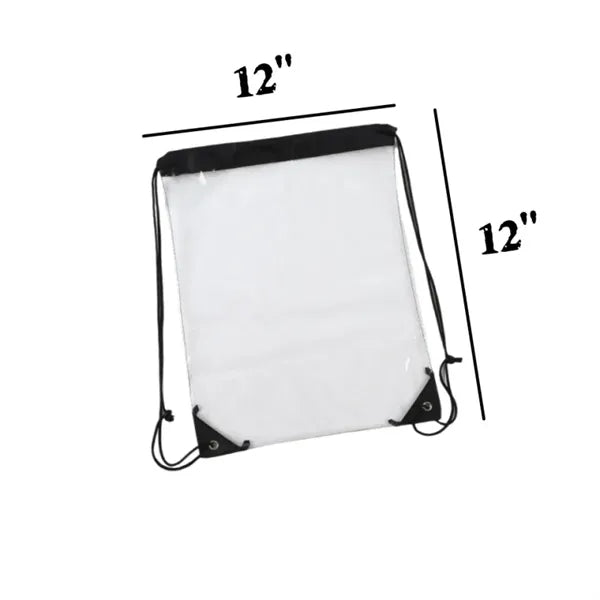 Transparent PVC Waterproof Drawstring Bag
