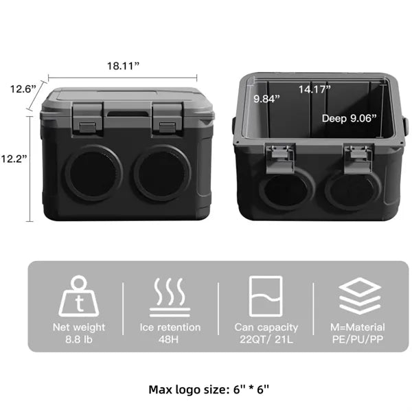 20L Cooler Box with Speaker