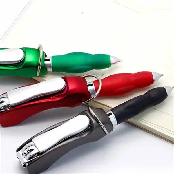 Nail Clipper Pen Keychain