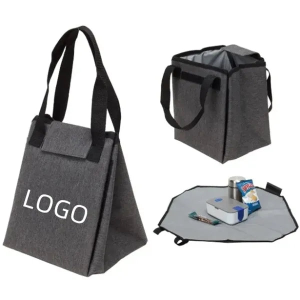 Convertible Table Mat Lunch Cooler Thermal Bag