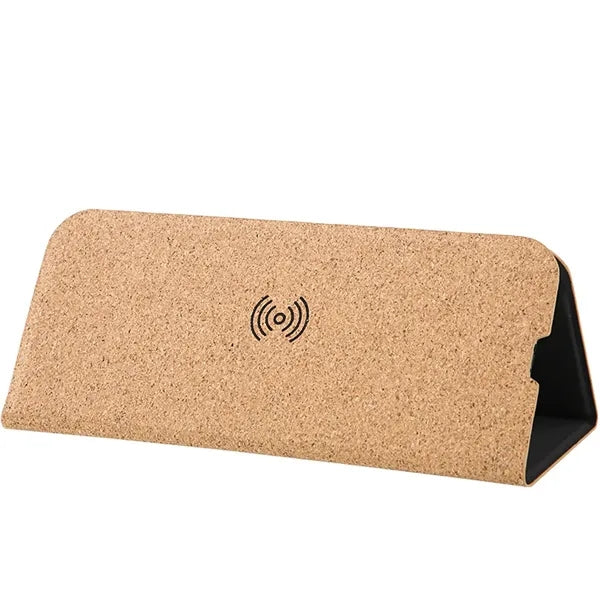 Pu Leather Cell Phone Holder Mouse Pad Wireless Charging