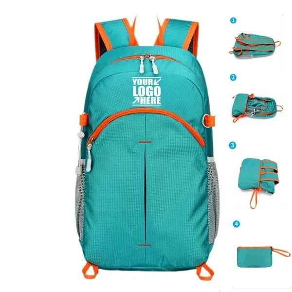 Ultra Light Large Capacity Nylon Waterproof Folding Backpack