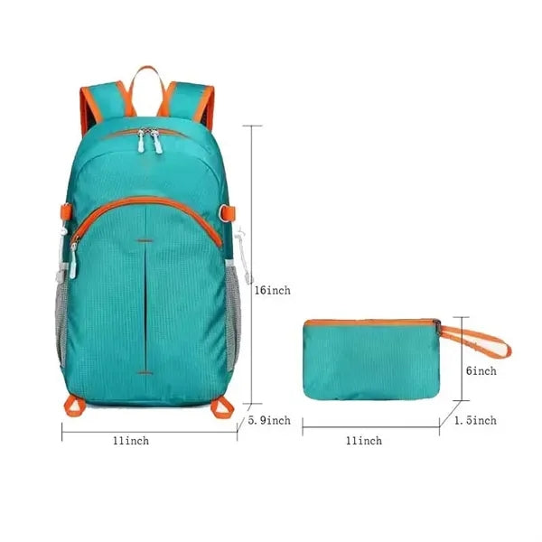 Ultra Light Large Capacity Nylon Waterproof Folding Backpack