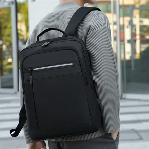 Waterproof Business Laptop Backpack W/ USB College Bookbag