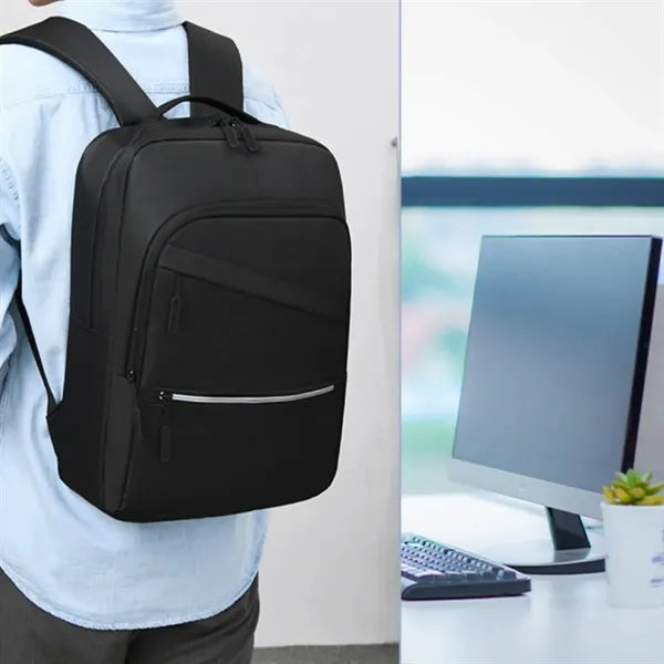 15.6 In Business College Travel Laptop Backpack W/ USB Port