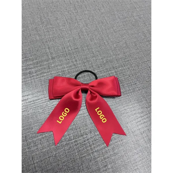 Satin Bow with Elastic Loop for Wine Bottles