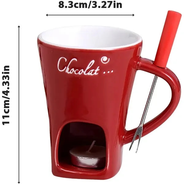 Chocolate Fondue Mug Set
