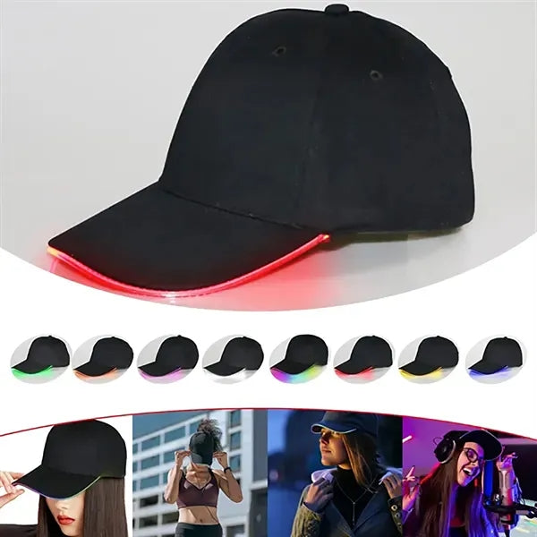 Baseball Hats with 4 Led Lights