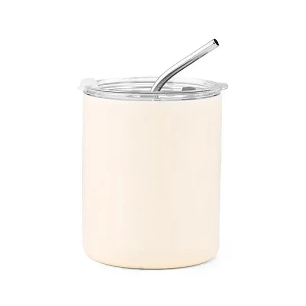 10.8 OZ.Stainless Steel Coffee Vacuum Tumbler Straw