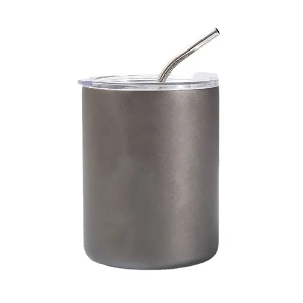 10.8 OZ.Stainless Steel Coffee Vacuum Tumbler Straw
