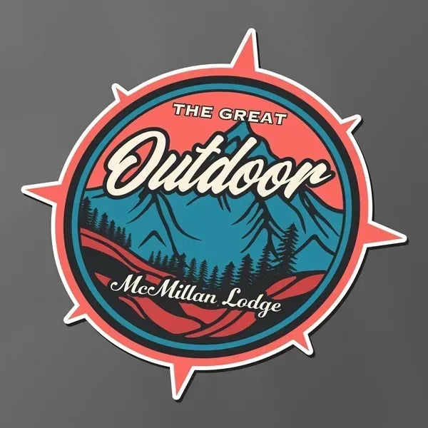 Square Vinyl Die Cut Sticker