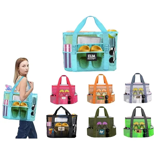 Large Mesh Beach Tote Bag