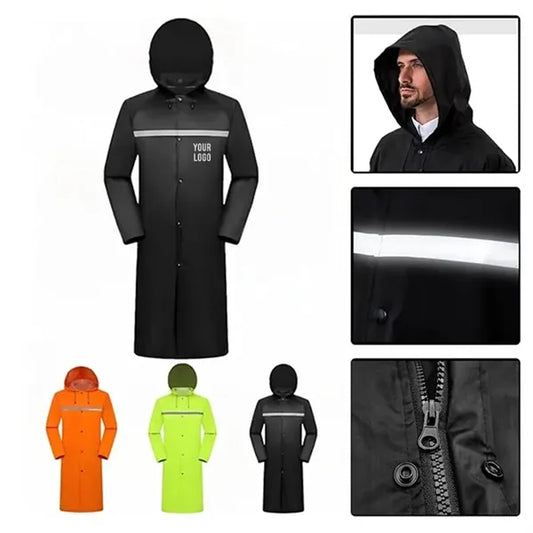 Waterproof Raincoat With Reflective Strip