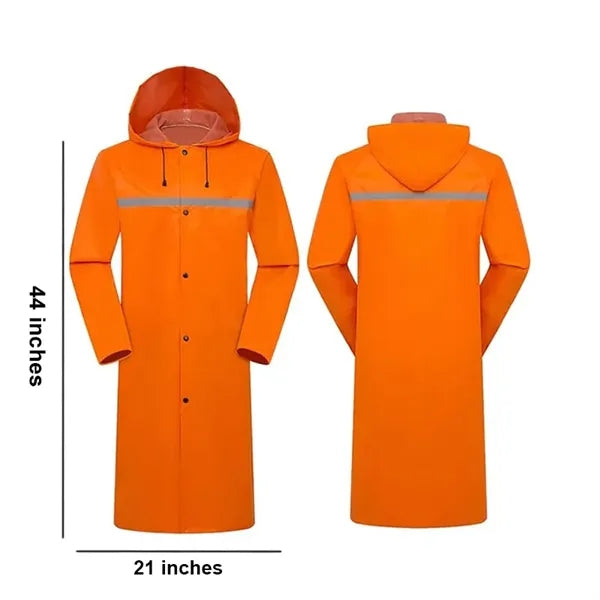 Waterproof Raincoat With Reflective Strip