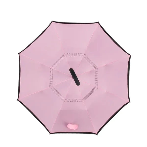 Long Handle Double-Layer Automatic Reverse Umbrella