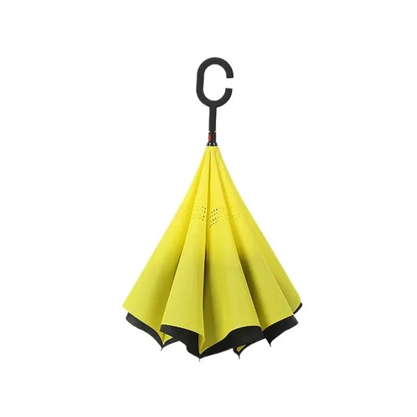 Long Handle Double-Layer Automatic Reverse Umbrella