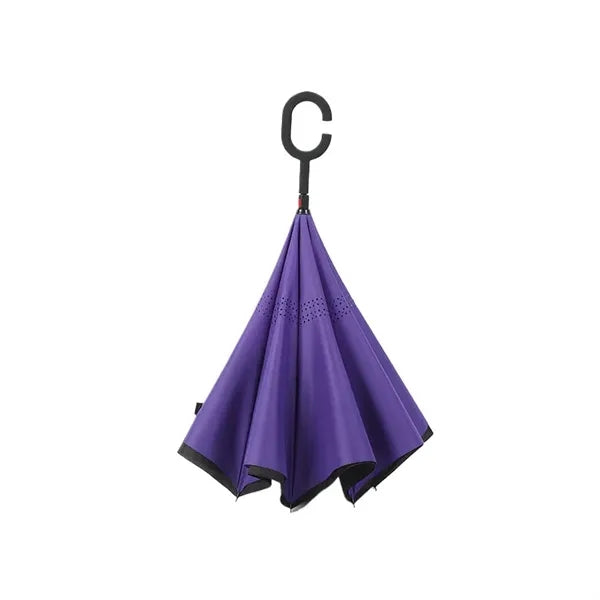 Long Handle Double-Layer Automatic Reverse Umbrella