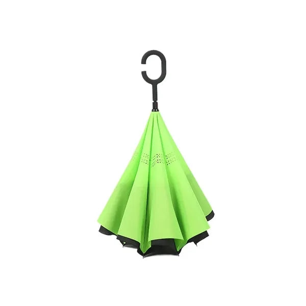 Long Handle Double-Layer Automatic Reverse Umbrella