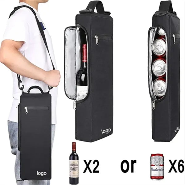 Portable Black Golf Cooler Bag