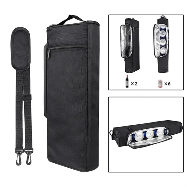 Portable Black Golf Cooler Bag