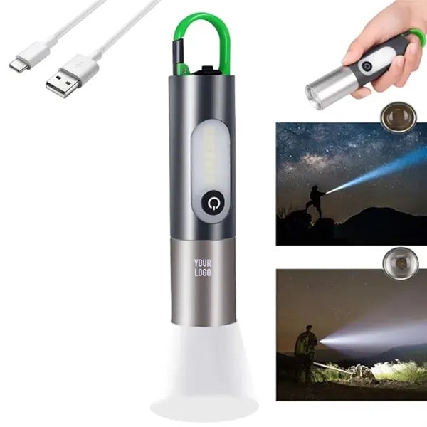 Multi-Function Flashlight With Hook