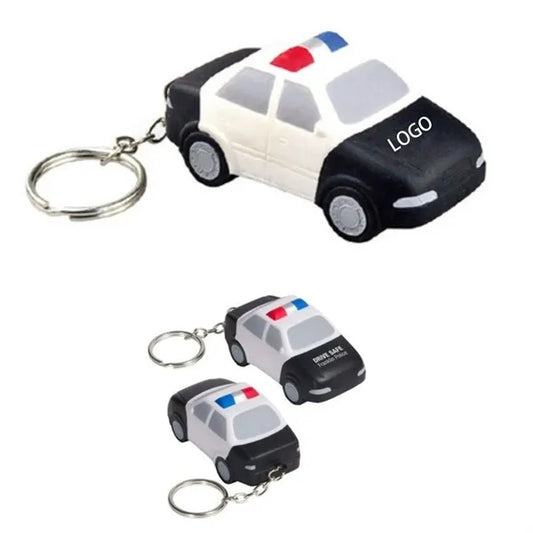 Police Car Stress Reliever Key Chain
