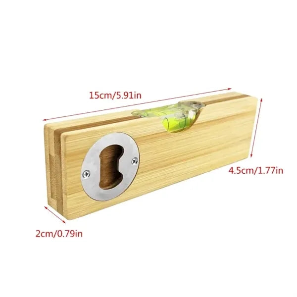 Bottle Opener With Leveling Tool