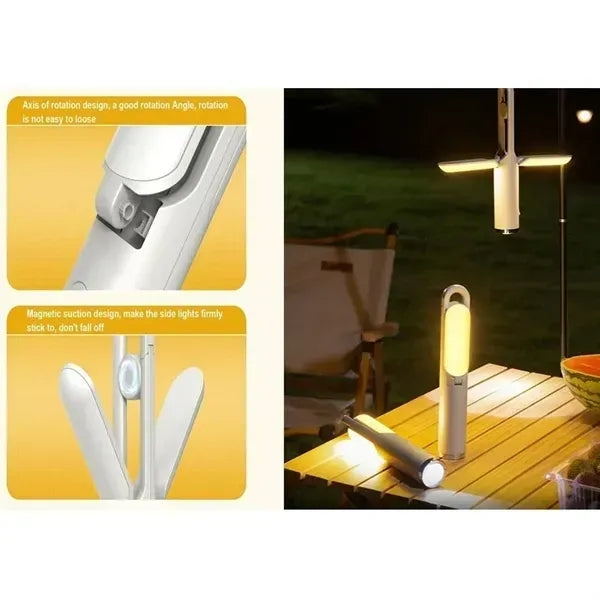 Multifunctional 3-in-1 Foldable Camping Lantern