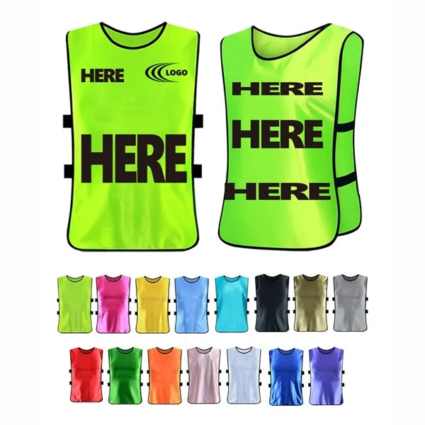 LogoMatch - Sports Team Split Vests for Kids & Adults