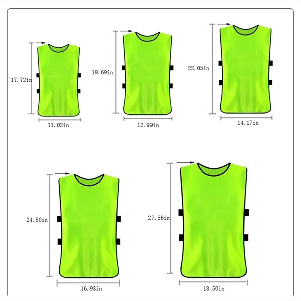 LogoMatch - Sports Team Split Vests for Kids & Adults