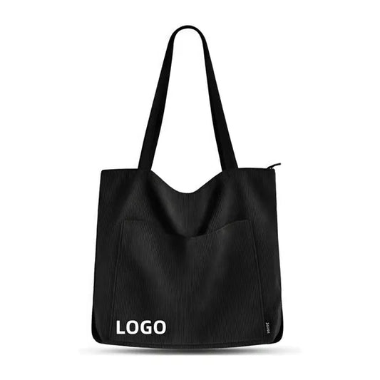 Corduroy Tote Bag For Women Large Shoulder