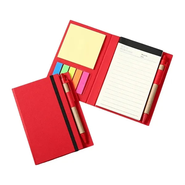 Notepad with pen