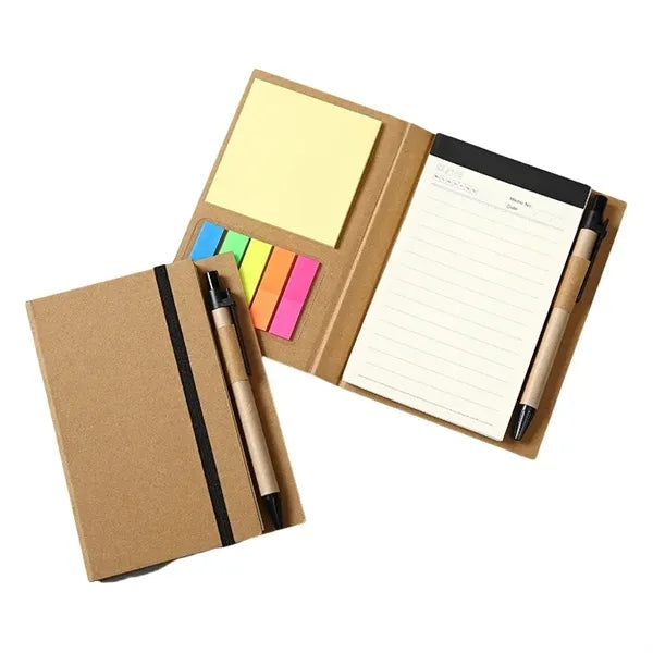 Notepad with pen