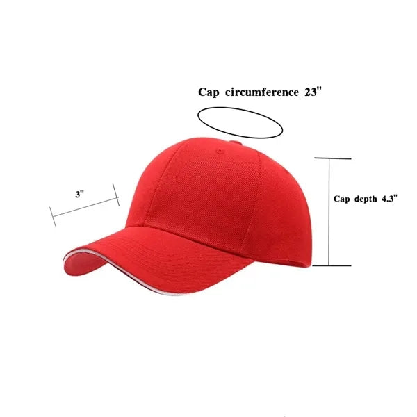 Classic Adjustable Acrylic Baseball Cap