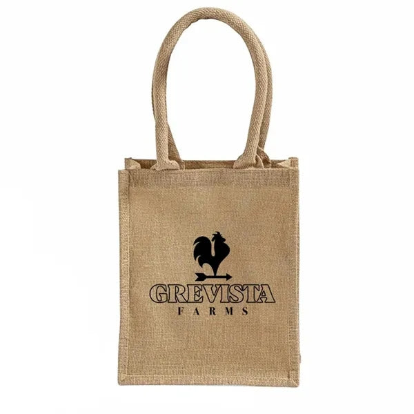 Burbank Book Jute Tote Bag