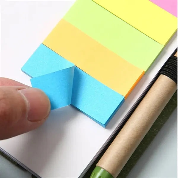 Spiral Notebook with Sticky Notes & Pen