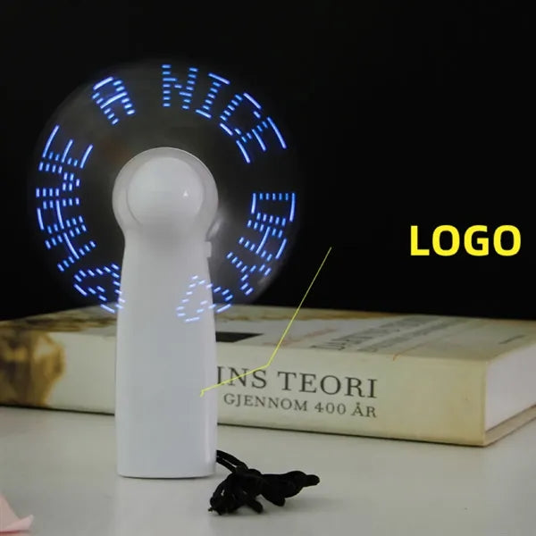 LED Handheld Message Fan