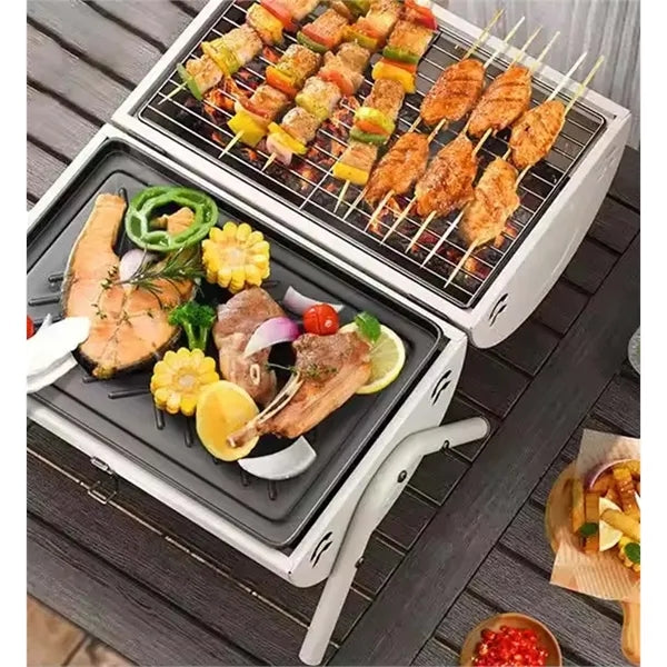 Premium Dual Cooking Zone Stainless Steel BBQ