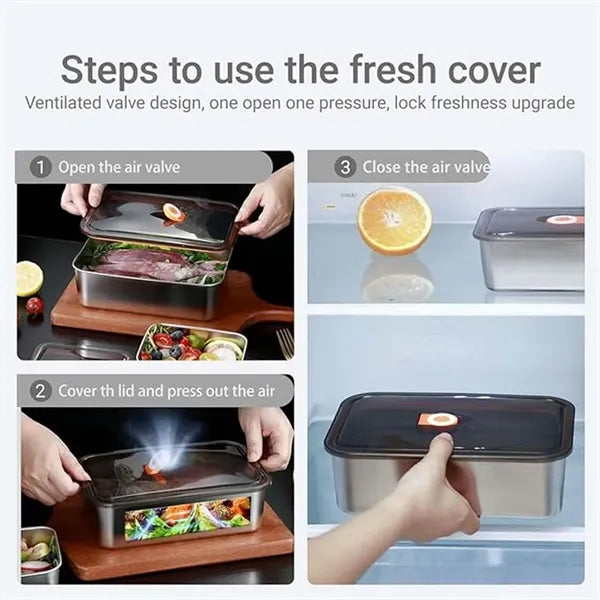 Stainless Steel Food Storage Containers