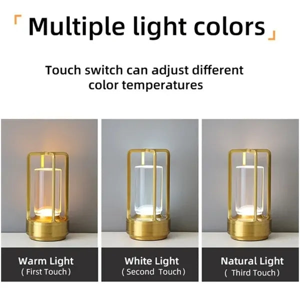 Portable Metal Table Lamp