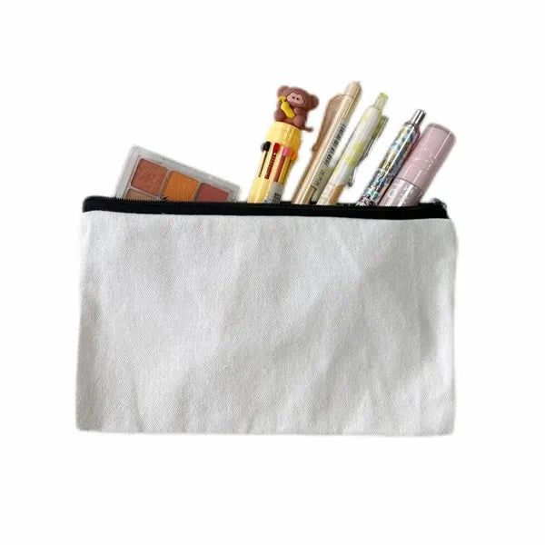 Canvas Pencil Makeup Bag Multifunctional Travel