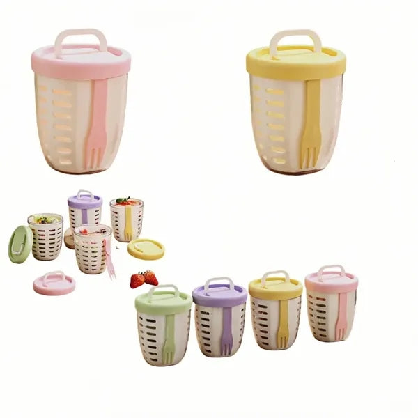 20oz Portable Salad Cup with Strainer