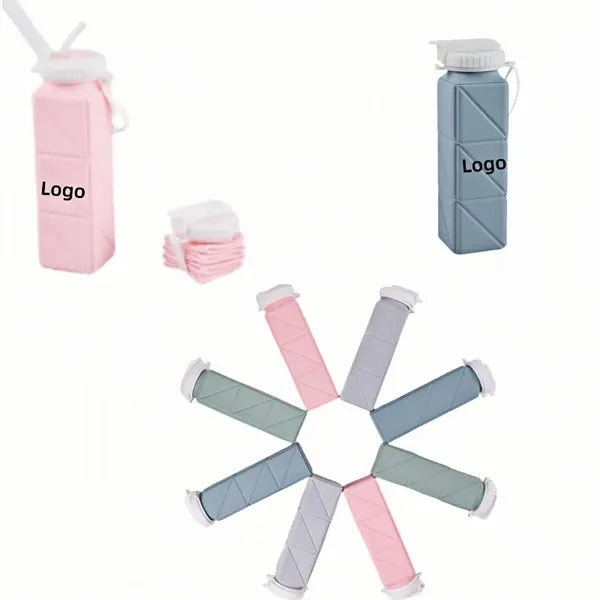 21oz Collapsible Silicone Water Bottle