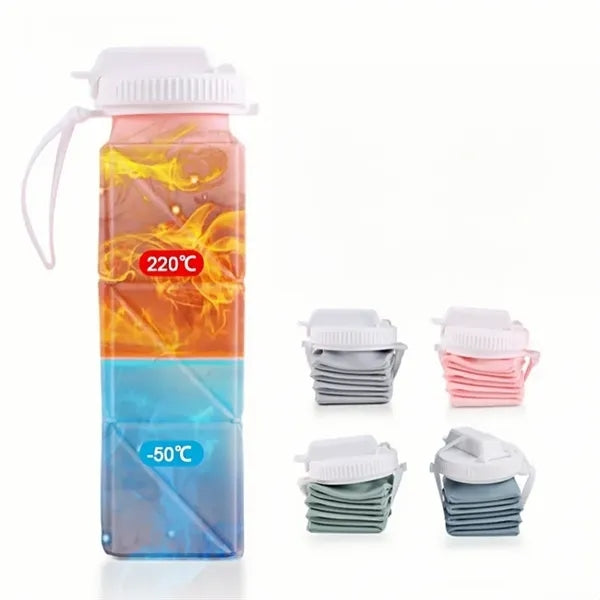 21oz Collapsible Silicone Water Bottle